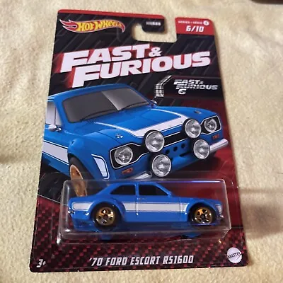 2023 Hot Wheels Fast & Furious Series 1 #6 '70 Ford Escort RS1600 • $5