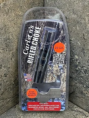Carlson's Rifled Choke Tube For Winchester Browning Invector  20ga  40041 • $68.81