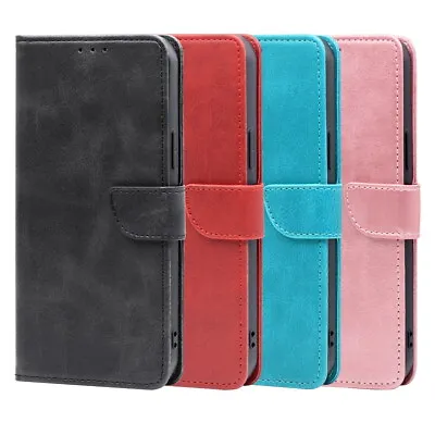 Cover For Redmi Note 9 10 11 5 11T Pro 5G Slot Genuine Leather Case Mobile • £8.99