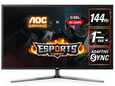 $1112 • Buy AOC G4309VX/D 43  UHD 4K Quantium Dot 144Hz Adaptive Sync Gaming Monitor G4309VX