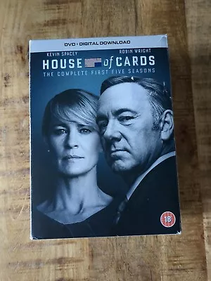 House Of Cards Dvd Box Set Series 1-5 • £8