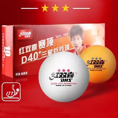 $16.49 • Buy 10/20x 3-Star DHS Table Tennis Balls D40+ Ping Pong Balls Olympic ITTF Approved