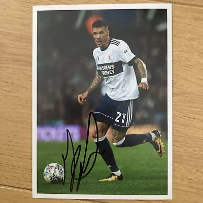 Marvin Johnson  Middlesbrough Hand Signed 7x5 Bordered Photo Autograph • £4.49