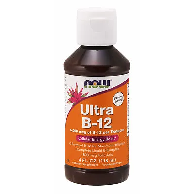 £18.99 • Buy NOW Foods Vitamin B-12 5000mcg Ultra Liquid B-Complex For Cellular Energy 118ml