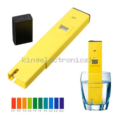 £5.21 • Buy Digital Pocket PH Meter Water Tester Pen LCD Monitor Pool Aquarium Laboratory