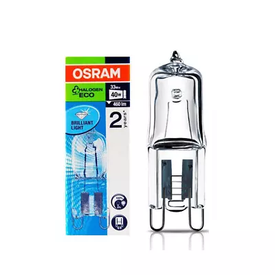 £5.57 • Buy Osram 33w = 40w G9 Halopin ECO Dimmable Energy Saving Halogen Capsule Bulb- 240v