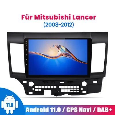 $219.99 • Buy Android Car Radio GPS Head Unit DAB SWC BT For Mitsubishi Lancer 2008-2012 USB