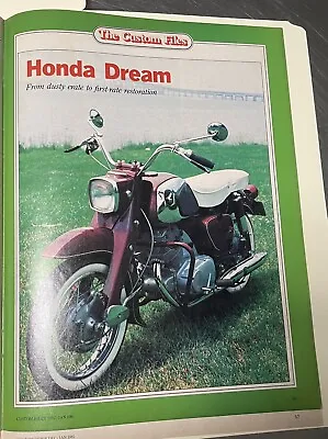 1963 Honda Dream - 3 Page Vintage Motorcycle Article • $6