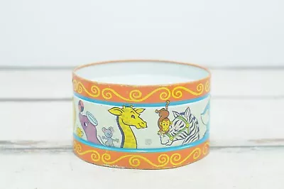 Vintage Tin J Chein And Co. 6  Tin Toy Drum Circus Animals Collectible Drum Tin  • $18