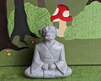 The Zen Garden Miniature Meditating Dog NEW In Package • $7.61