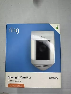 *NEW* Ring Spotlight Cam Plus Battery | Two-Way Talk -White- • $46