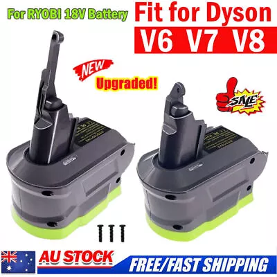 Battery Adapter For Ryobi 18V All Lthium Battery Convert To For Dyson V6 V7 V8 • $27.99