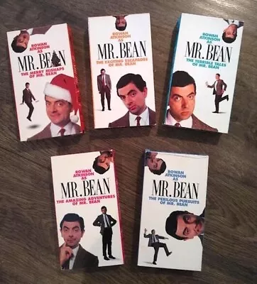 Lot Of 5 Mr. Bean VHS Video Tapes Rowan Atkinson NICE!!! • $18.95