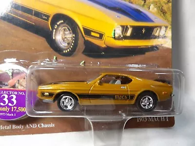 1973 Ford Mustang Mach 1  #33       1997 Johnny Lightning Mustang Classics  1:64 • $11.99