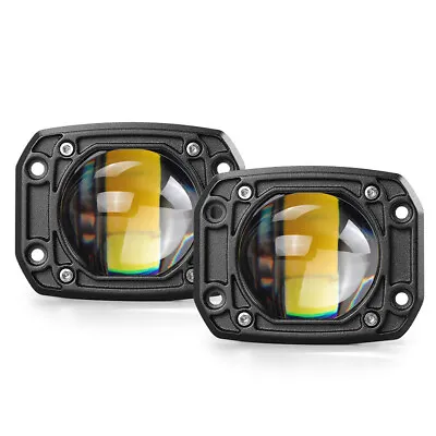 3in LED Work Off Road Light Yellow White Driving Spot Fog Lamp For Car Truck SUV • $32.30