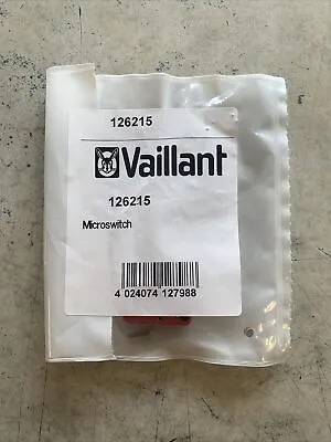 VAILLANT - Microswitch 126215  - ( 126212) - Combi  VCW 15/18/20/25 / VC - NEW • £15