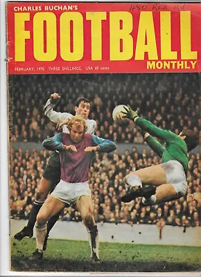 Charles Buchan`s Football Monthly  February 1970 • £1