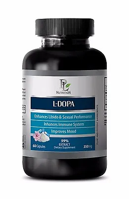 Macuna Supreme Pills L-DOPA EXTRACT 350 MG - Mood Enhancer 1 Bottle 60 Capsules • $19.58