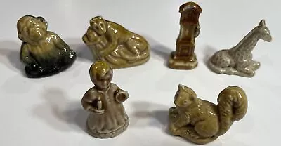 Wade Whimsies  Mini Figurines Lot Of 6 Vintage Figurines • $4.99