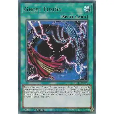 BLMR-EN026 Ghost Fusion : Ultra Rare Card : 1st Edition YuGiOh Trading Card Game • £0.99