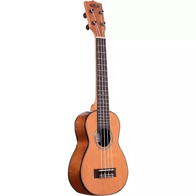 Kala Solid Cedar Top Acacia Soprano Long-Neck Ukulele Natural • $259