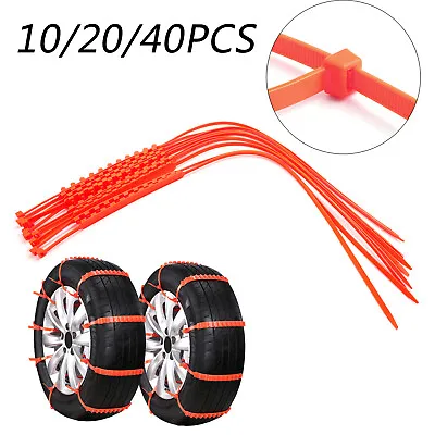 40PCS Winter Anti-skid Chains For Car Snow Mud Wheel Tyre Thickened Tire Tendon • $11.91