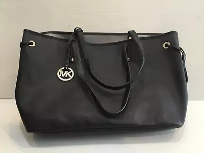 Michael Kors Signature Travel Drawstring Tote Black With Gold • $79.99