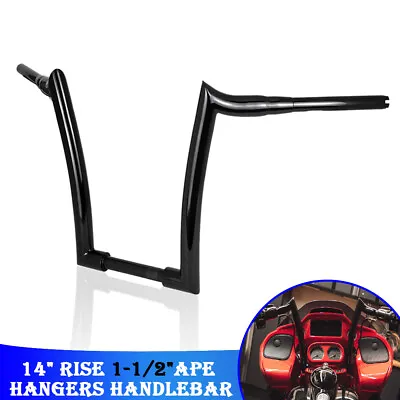 $148.19 • Buy 14'' Rise Ape Hanger Handlebar Fit For Harley V-Rod Touring CVO
