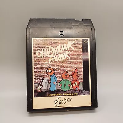 THE CHIPMUNKS Chipmunk Punk XLT6008 8 Track Tape 1980 • $9.99