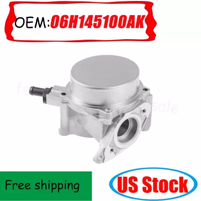 Brake Booster Vacuum Pump For Audi A3 TT VW EOS Jetta Passat Tiguan 06H145100AK • $57.45