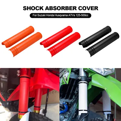 Motorcycle Fork Cover Shock Absorber Guard Protector For Suzuki Honda Husqvarna • $11.09
