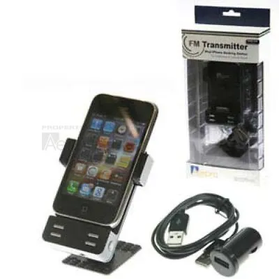 IPhone/iPod Docking Station Fm Transmitter For Dashboard Or Console Mnt ADM1502 • $15