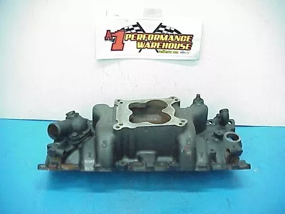 GM 14096242 SB Chevy Bowtie Marine High Rise Intake 4BBL UMP IMCA • $175