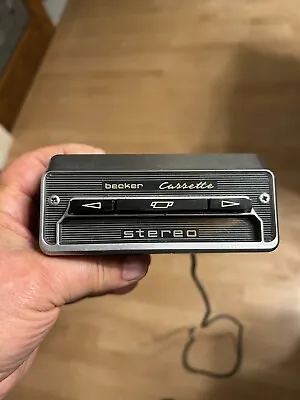 Mercedes W109 Becker Cassette Player W/mounting Bracket From A 1972 300sel 4.5 • $175