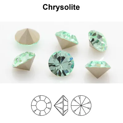 Genuine PRECIOSA 431 11 615 Chaton MAXIMA Round Stones Crystals Plain Colors • £2.98