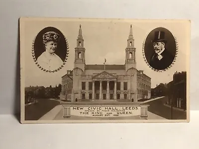 £6 • Buy ROYAL VISIT TO LEEDS 1933 Town Hall Opening RP POSTCARD 30/12