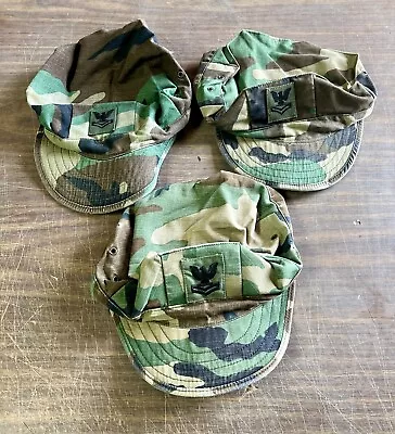 US Marine Corps USMC Camo 8 Point Utility Cover Hat Cap X3; Pre-owned. • $45