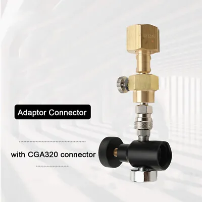 CO2 Cylinder Filling Adapter Brass Kit CO2 Brass Refill Bottle Adapter • £22.80