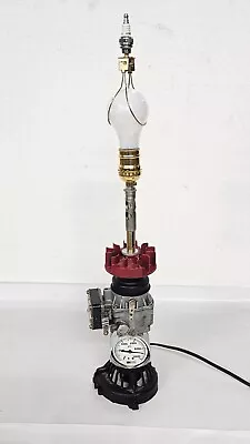 Steampunk Gearhead Rat Rod Lamp ~ Various Recycled Parts ~ • $25.50