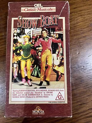 Show Boat  VHS  Cel MGM/UA Home Video Classical Musicals (R) • £4.96