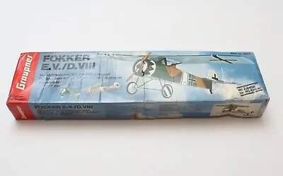Vintage NOS Graupner Fokker E.V./D.VII Model Plane RC Balsa Wood #4669 • $299.99