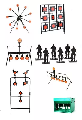 £24.99 • Buy Swinging Duel Auto Reset Rotating Air Gun Rifle Shooting Target Gallery Hunting