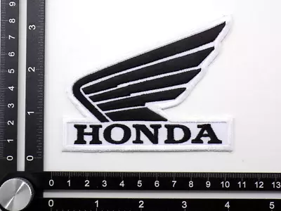 HONDA WING EMBROIDERED PATCH IRON/SEW ON ~3-7/8  X 3  MOTORCYCLES CBR VTX XR VFR • $7.99