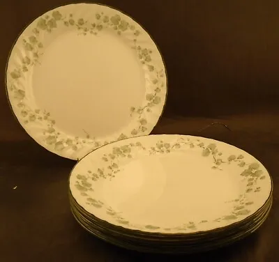 $32.95 • Buy 🍽 7 Corelle Callaway Dinner Plates Very Good Condition Ivy