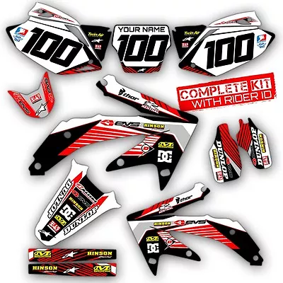 2002 2003 2004 Honda Crf 450r Graphics Kit Crf450 Deco Motocross Dirt Decals  • $149.99