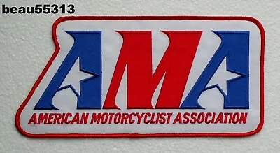 ⭐large  Vintage  Ama American Motorcyclist Association Harley Indian Back Patch • $24.99