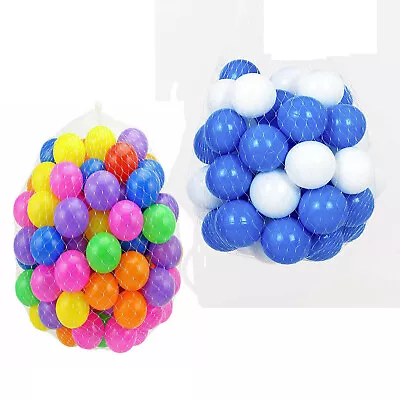 Children Play Balls Plastic Soft Kids Ball Pits Pen Play Room Pool Bath • £7.41