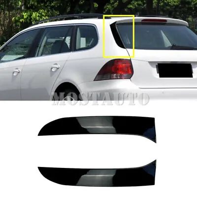 For VW Golf 6 MK6 Variant Wagon 2X Rear Window Spoiler Side Wing Cover 2008-2013 • $24.68