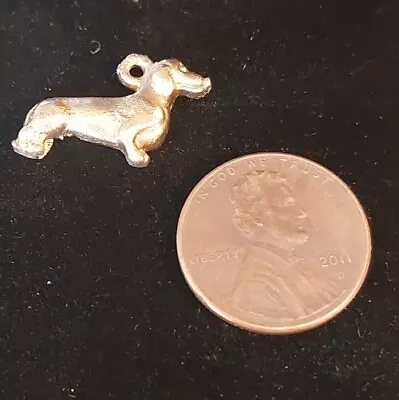 10k Gold Charm Dachshund Pendant/Charm 2.7 Grams • $99