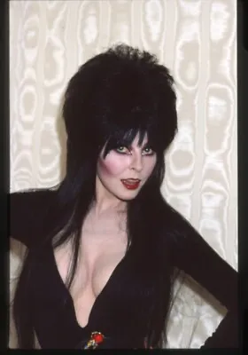 Elvira Mistress Of The Dark Busty Low Cut Goth Gown Original 35mm Transparency • $29.99